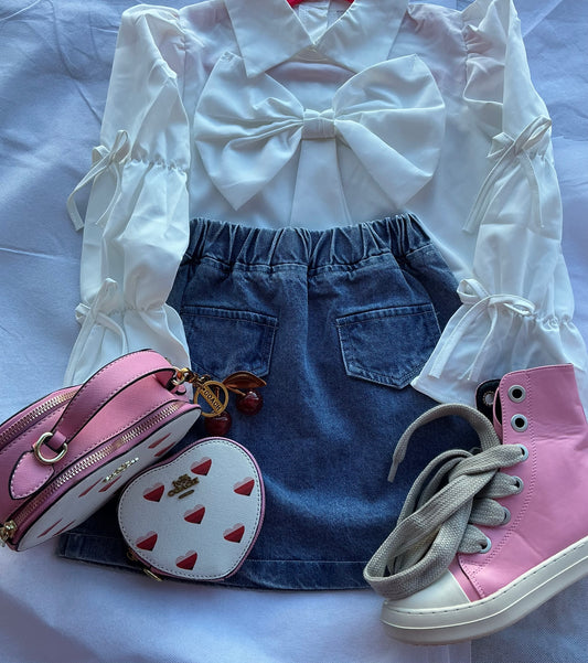 Denim & Bow